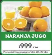 Jumbo Naranja jugo oferta