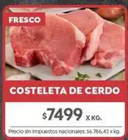 Jumbo Costeleta de cerdo oferta