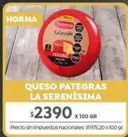 Jumbo La serenísima - queso pategras oferta