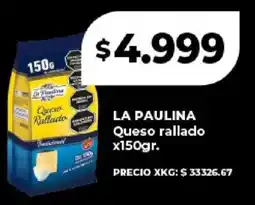 Supermayorista Vital La paulina queso rallado oferta