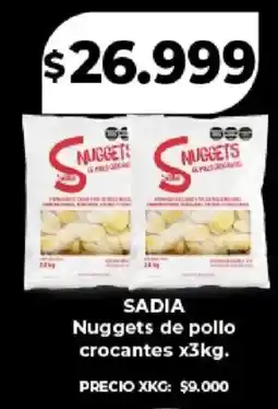 Supermayorista Vital Sadia nuggets de pollo crocantes oferta