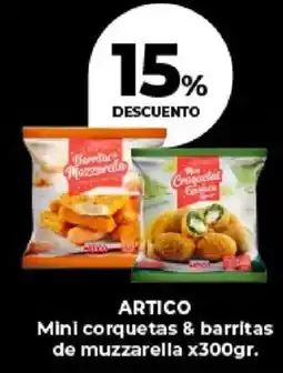 Supermayorista Vital Artico mini corquetas & barritas de muzzarella oferta