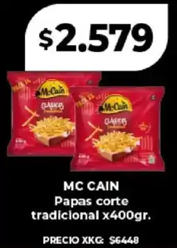 Supermayorista Vital Mc Cain papas corte tradicional oferta
