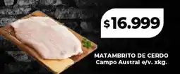 Supermayorista Vital Campo Austral matambrito de cerdo oferta