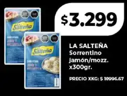 Supermayorista Vital La salteña sorrentino jamón/mozz. oferta