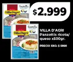 Supermayorista Vital Villa d'agri panzottis ricota/queso oferta
