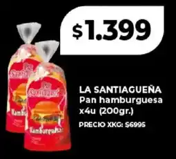 Supermayorista Vital La santiagueña pan hamburguesa oferta