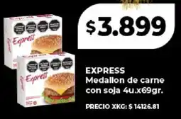 Supermayorista Vital Express medallon de carne con soja oferta