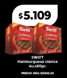Supermayorista Vital Swift hamburguesa clásica oferta