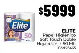 Diarco Elite papel higiénico soft touch doble oferta