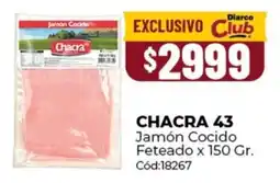 Diarco Chacra jamón cocido oferta