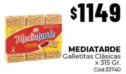 Diarco Mediatarde galletitas clásicas oferta
