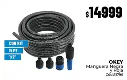 Diarco Okey manguera negra y roja oferta