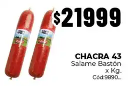 Diarco Chacra 43 salame bastón oferta