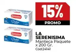 Diarco La serenisima manteca oferta