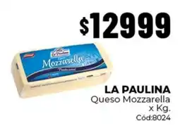Diarco La paulina queso mozzarella oferta