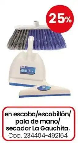 Coto La gauchita escoba/escobillón/pala de mano/secador oferta