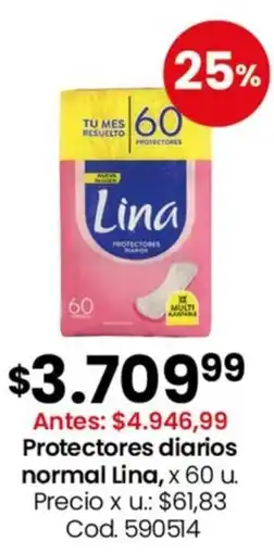 Coto Lina protectores diarios normal oferta