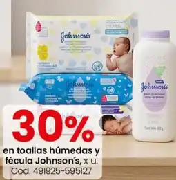 Coto Johnson's toallas húmedas y fécula oferta