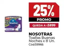 Diarco Nosotras toallas buenas noches oferta