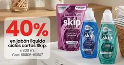Coto skip jabón líquido ciclos cortos oferta