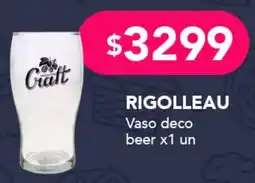 Nini Mayorista Rigolleau vaso deco beer oferta