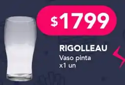 Nini Mayorista Rigolleau vaso pinta oferta