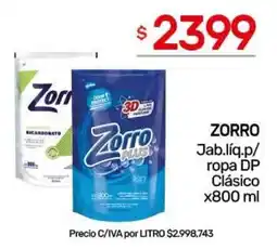 Nini Mayorista Zorro jabón líquido para ropa DP clásico oferta