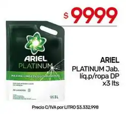 Nini Mayorista Ariel ariel platinum jab. oferta