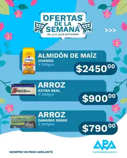 APA Supermercados Chango almidón de maíz oferta