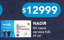 Nini Mayorista Nadir kit vasos cerveza folk oferta
