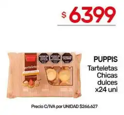 Nini Mayorista Puppis tarteletas chicas dulces oferta