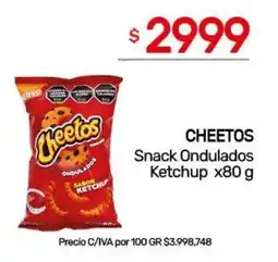 Nini Mayorista Cheetos snack ondulados ketchup oferta