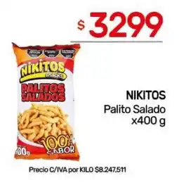 Nini Mayorista Nikitos palito salado oferta