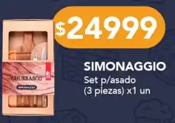 Nini Mayorista Simonaggio set p/asado oferta