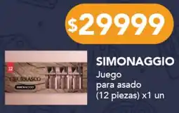 Nini Mayorista Simonaggio juego para asado oferta