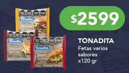 Nini Mayorista Tonadita fetas varios sabores oferta