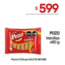 Nini Mayorista Pozo vainillas oferta