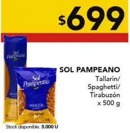 Nini Mayorista Sol pampeano tallarin/ spaghetti/ tirabuzón oferta