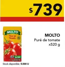 Nini Mayorista Molto puré de tomate oferta