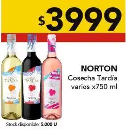 Nini Mayorista Norton cosecha tardía oferta