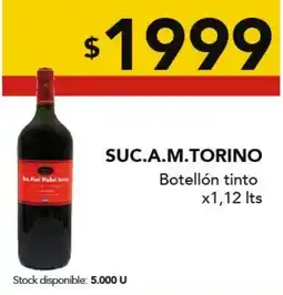 Nini Mayorista Suc.a.m.torino botellón tinto oferta