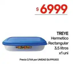 Nini Mayorista Treye hermetico rectangular oferta