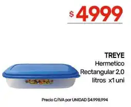 Nini Mayorista Treye hermetico rectangular oferta