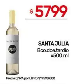 Nini Mayorista Santa julia bco.dce.tardío oferta