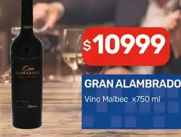Nini Mayorista Gran alambrado vino malbec oferta