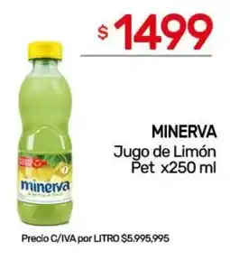 Nini Mayorista Minerva jugo de limón oferta