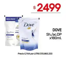 Nini Mayorista Dove shampoo oferta