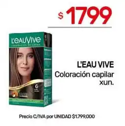 Nini Mayorista L'eaU vive coloracion capilar xun. oferta