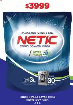 Nini Mayorista Netic liquido para lavar ropa oferta